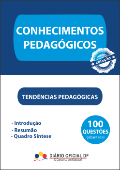 apostila SEDF Tendencias Pedagogicas TP capa - Professor Temporário SEDF 2016: Saiu o edital para contratação temporária da Rede Pública de Ensino do DF