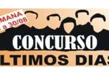 Os concursos da semana: 26 a 31 de agosto