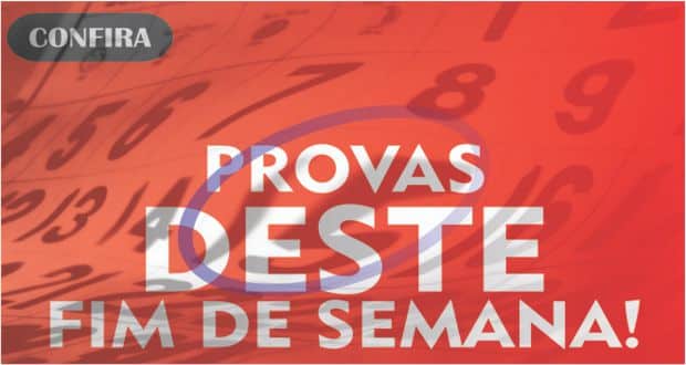 Provas deste fim de semana Provas deste fim de semana