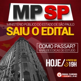 Concurso MP SP 2018: Aplicação da Prova Escrita e Discursiva dia 25/11 como passar no concurso mp sp - Concurso MP SP 2018: Aplicação da Prova Escrita e Discursiva dia 25/11