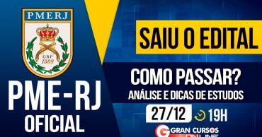 como passar pme rj saiu o edital - Concurso PMERJ Oficiais 2019: Inscrições Encerradas para 37 vagas! Até R$ 7.132,52