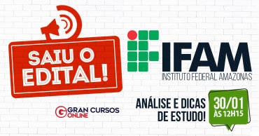 como passar ifam saiu o edital - Concurso IFAM: Inscrições seguem abertas até domingo (24)