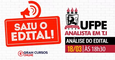 como passar ufpe analista de t i - Concurso UFPE: SAIU O Edital para Área Técnica! Iniciais de até R$ 4 mil!