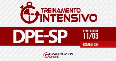 treinamento intensivo dpe sp - Concurso DPE SP Defensor: Inscrições Encerram amanhã (15) para 40 vagas. Inicial de R$ 25,6 mil!