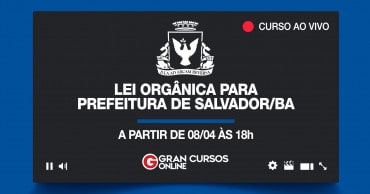 curso ao vivo para prefeitura de salvador ba - Concurso Prefeitura de Salvador BA 2019: Inscrições Abertas para 368 vagas