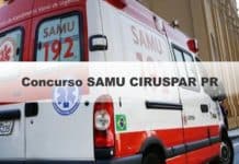 Concurso SAMU CIRUSPAR PR