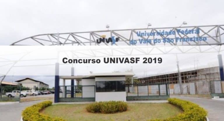 Concurso UNIVASF 2019: Provas em setembro para Técnico-Administrativos Concurso UNIVASF 2019: Provas em setembro para Técnico-Administrativos