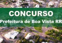 Concurso Prefeitura de Boa Vista RR