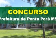 Edital Prefeitura de Ponta Porã MS