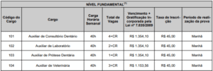 Concurso Prefeitura Vitória/ES: Novos editais ofertam 151 vagas Quadro 1 de cargos concurso Prefeitura de Vitória ES 300x101 - Concurso Prefeitura Vitória/ES: Novos editais ofertam 151 vagas