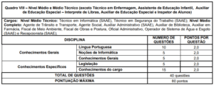 Quadro 8 concurso Prefeitura de Formiga MG 300x119 - Concurso Prefeitura de Formiga-MG: Inscrições Abertas para 413 vagas de todos os níveis