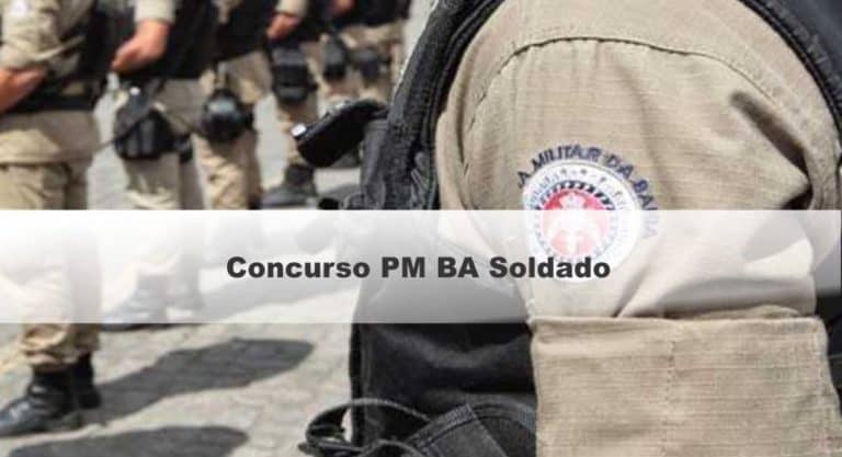Concurso PM BA Soldado Retomado Concurso PM BA Soldado Retomado