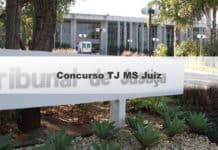 Concurso TJ MS Juiz