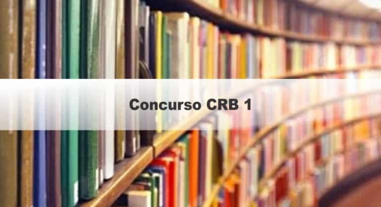 Concurso CRB 1: inscrições Encerradas Concurso CRB 1: inscrições Encerradas
