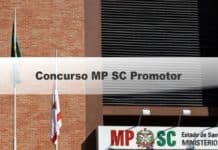 Concurso MP SC Promotor