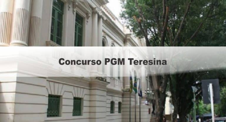 Concurso PGM Teresina PI Concurso PGM Teresina PI
