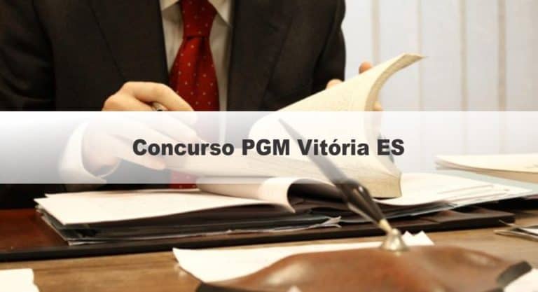 Concurso PGM Vitória ES: Inscrições encerradas Concurso PGM Vitória ES: Inscrições encerradas