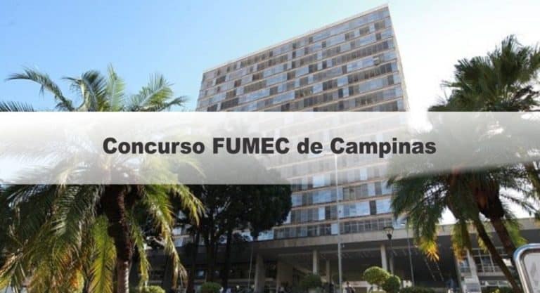 Concurso FUMEC Campinas SP: Inscrições Encerradas Concurso FUMEC Campinas SP: Inscrições Encerradas