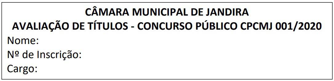 avaliacao de titulos concurso camara de jandira sp - Concurso Câmara de Jandira SP: Inscrições Prorrogadas!