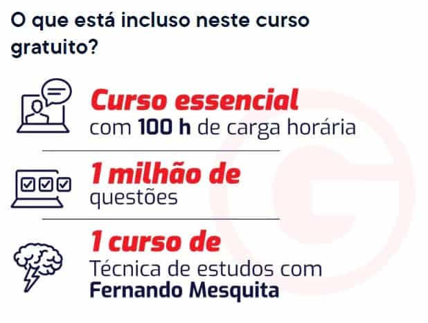 curso combo gratuito - Curso Gratuito para Concursos