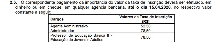 inscrições - Concurso FUMEC Campinas SP: Inscrições Abertas