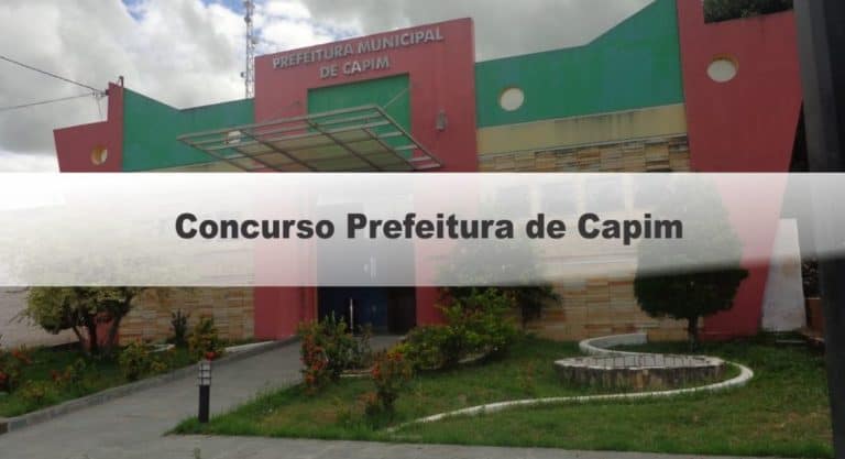 Concurso Prefeitura de Capim PB: Inscrições Encerradas ! Concurso Prefeitura de Capim PB: Inscrições Encerradas !