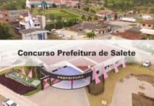 Concurso Prefeitura de Salete SC