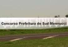 Concurso Prefeitura de Sud Mennucci sp