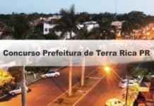 Concurso Prefeitura de Terra Rica PR