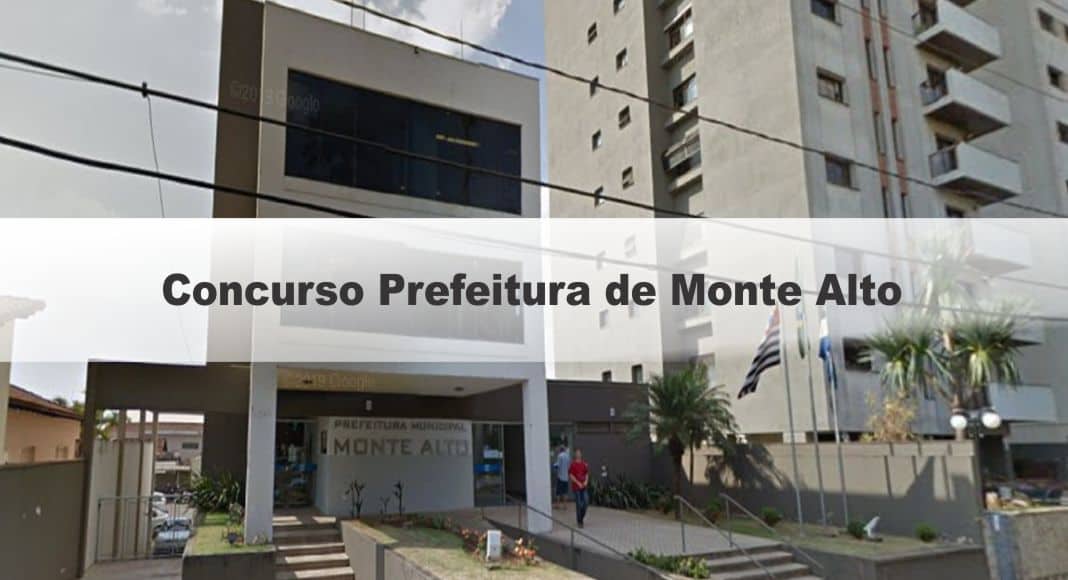 Processo Seletivo Prefeitura de Monte Alto SP Provas Suspensas