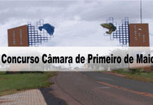 Concurso Câmara de Primeiro de Maio PR