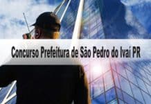 Concurso Prefeitura de São Pedro do Ivaí PR