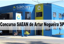 Concurso SAEAN de Artur Nogueira SP