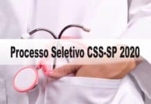 Processo Seletivo CSS-SP 2020