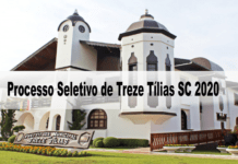 Processo Seletivo Prefeitura de Treze Tílias SC 2020