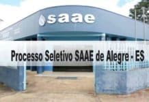 Processo Seletivo SAAE de Alegre - ES