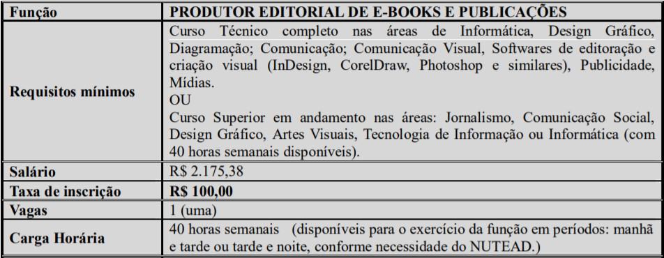 Processo Seletivo Universidade Estadual UEPG PR: Inscrições encerradas 33 - Processo Seletivo Universidade Estadual UEPG PR: Inscrições encerradas