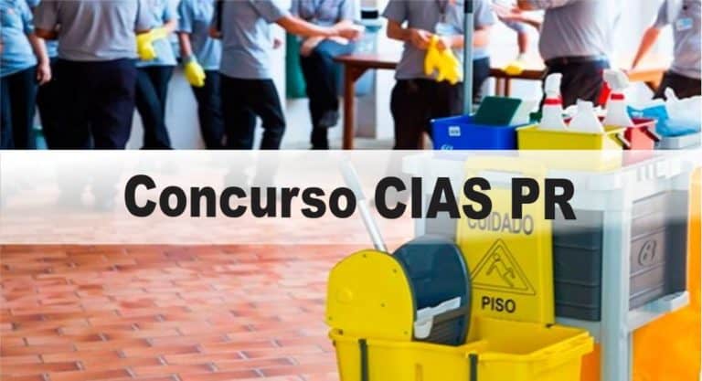 Concurso CIAS PR: Inscrições abertas com vagas para nível Médio e Superior Concurso CIAS PR: Inscrições abertas com vagas para nível Médio e Superior