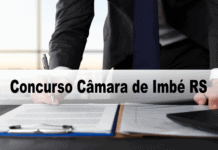 Concurso Câmara de Imbé RS: Inscrições encerradas Concurso Câmara de Imbé RS