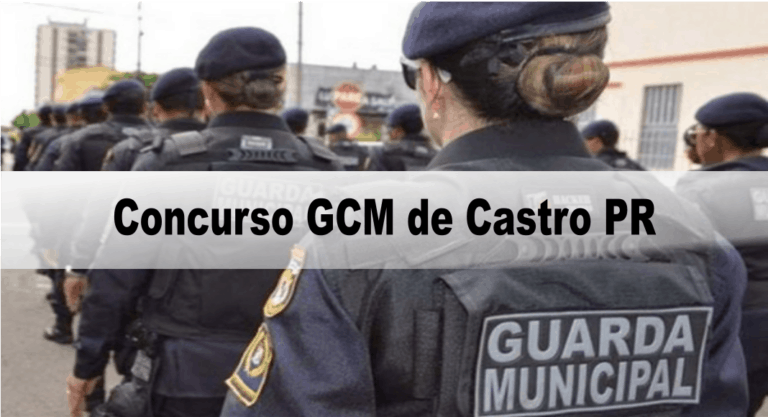 Concurso GCM de Castro PR: Suspenso temporariamente Concurso GCM de Castro PR: Suspenso temporariamente