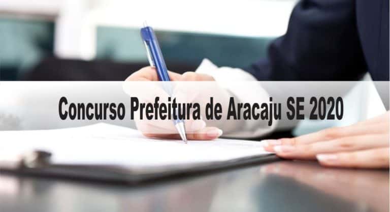 Concurso Prefeitura de Aracaju SE 2020: Provas SUSPENSAS Concurso Prefeitura de Aracaju SE 2020: Provas SUSPENSAS