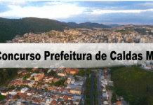 Concurso Prefeitura de Caldas MG