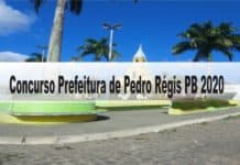 Concurso Prefeitura de Pedro Régis PB 2020