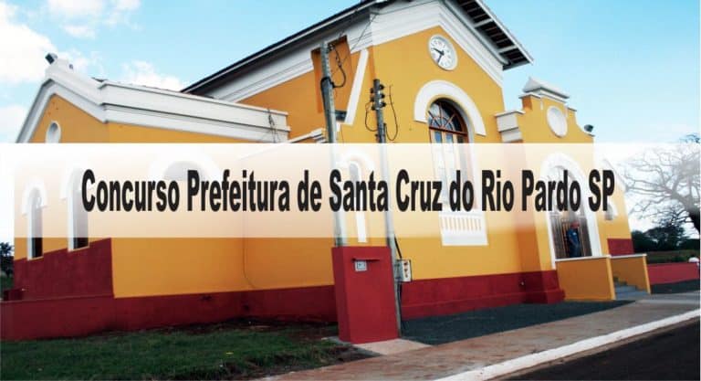 Concurso Prefeitura de Santa Cruz do Rio Pardo SP: Inscrições encerradas Concurso Prefeitura de Santa Cruz do Rio Pardo SP: Inscrições encerradas
