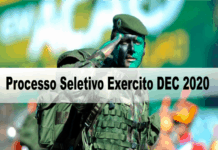 Processo Seletivo Exercito DEC 2020