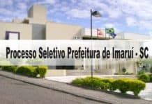Processo Seletivo Prefeitura de Imaruí - SC