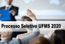 Processo Seletivo UFMS 2020