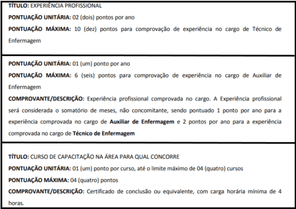 Avaliacao de titulos 1 19 - Processo Seletivo SES SP: Inscri&ccedil;&otilde;es encerradas