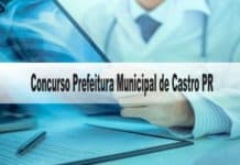Concurso Prefeitura Municipal de Castro PR