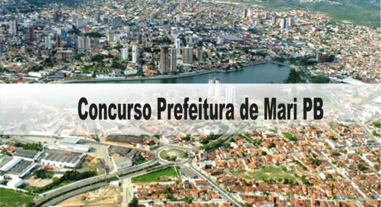 Concurso Prefeitura de Mari PB: Provas dia 10/01/21 Concurso Prefeitura de Mari PB: Provas dia 10/01/21